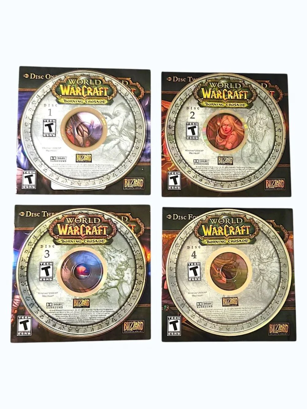 World of Warcraft The Burning Crusade PC Game 2007 Complete Expansion Set No Box